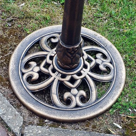 Kingfisher Bronze Effect Plastic Bird Bath - Image 3