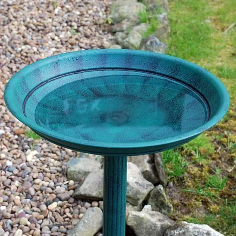 Kingfisher Polyresin Garden Bird Bath - Image 3