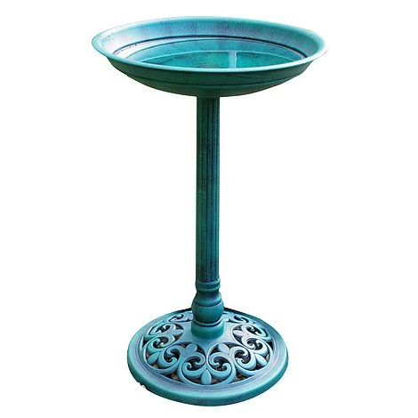 Kingfisher Polyresin Garden Bird Bath - Image 2