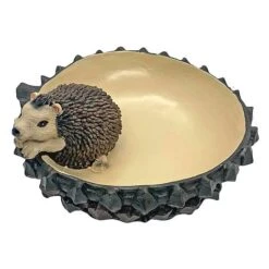 Hedgehog Design Garden Bird Bath