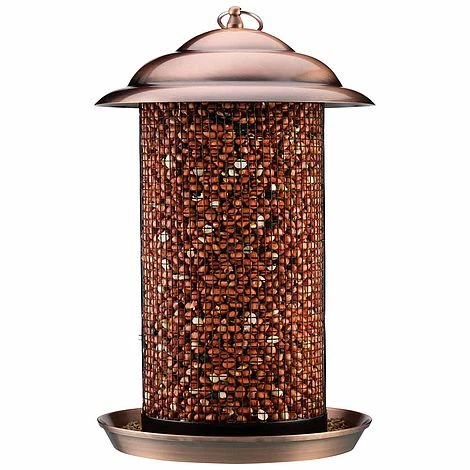 Happy Beaks Copper Finish Twin Feeder - Image 2