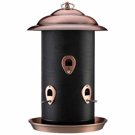 Happy Beaks Copper Finish Twin Feeder - Image 3