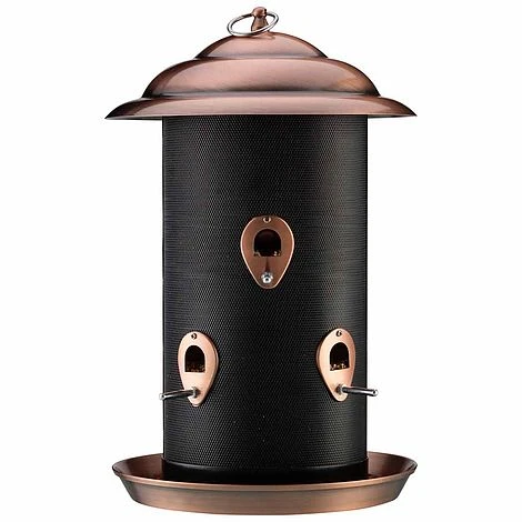 Happy Beaks Copper Finish Twin Feeder - Image 5