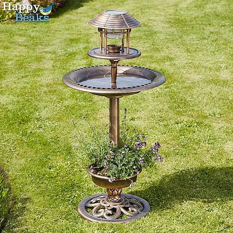 Happy Beaks Bird Hotel With Solar Light - Image 3